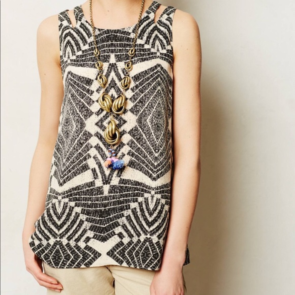 Anthropologie cute should cut out shirt
